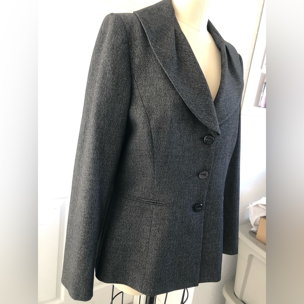 Gray Blazer Jacket - image 4